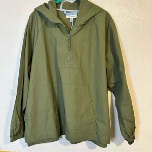 NEW Free Assembly Green Zip-Up Jacket